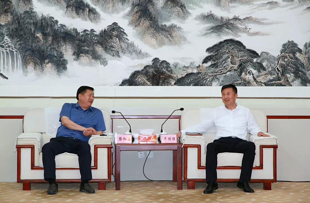 濟南市槐蔭區書記李國強會見潤發集團、遠洋生態領導一行